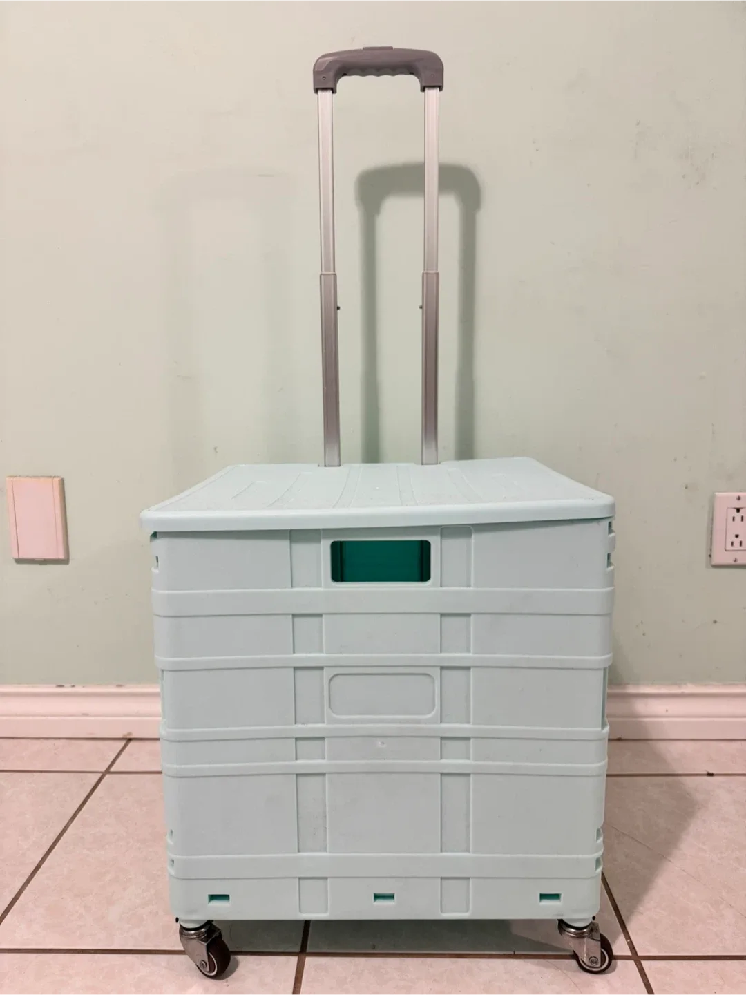 Foldable Rolling Crate Cart thumbnail