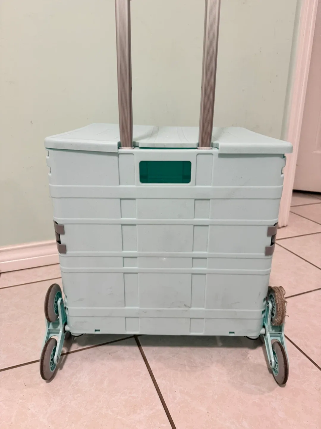 Foldable Rolling Crate Cart image indicator(4)