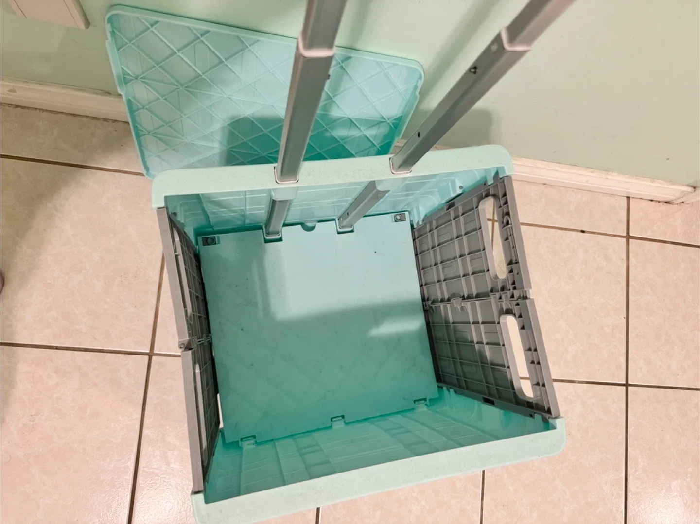 Foldable Rolling Crate Cart image indicator(5)