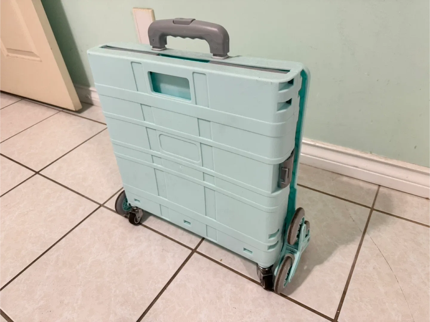 Foldable Rolling Crate Cart image indicator(7)