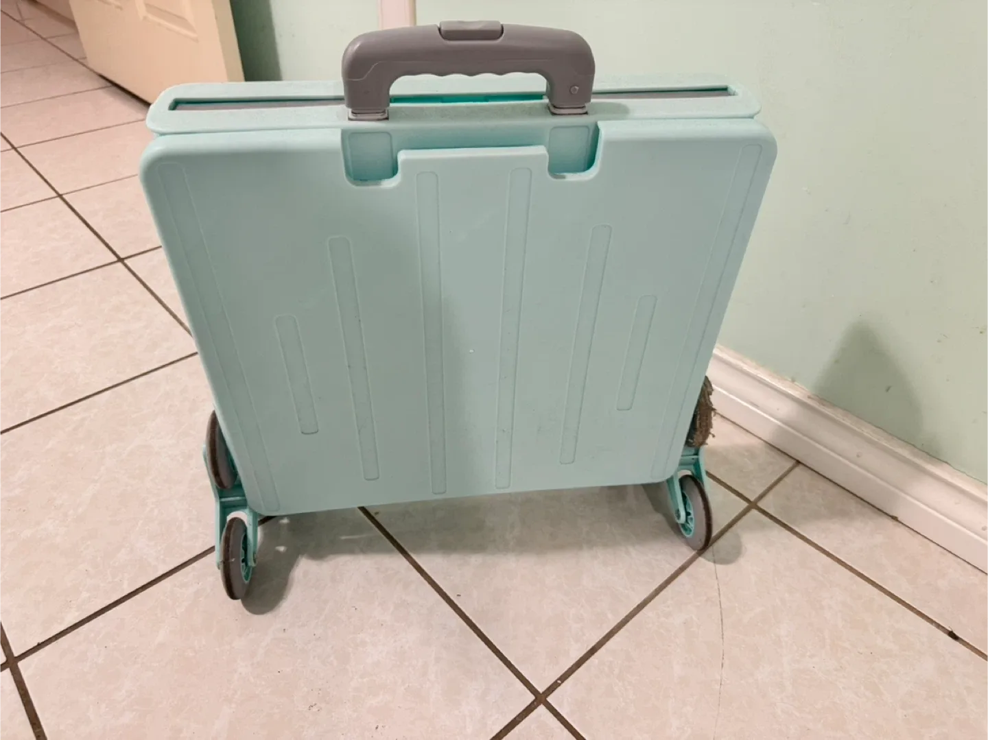 Foldable Rolling Crate Cart image indicator(8)