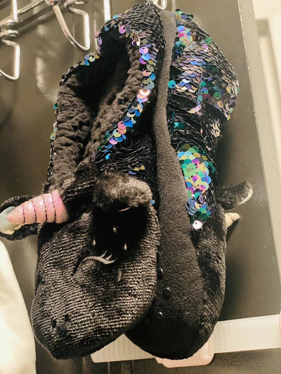 New Unicorn Slipper Socks - Size M/L (8-10) image indicator(4)