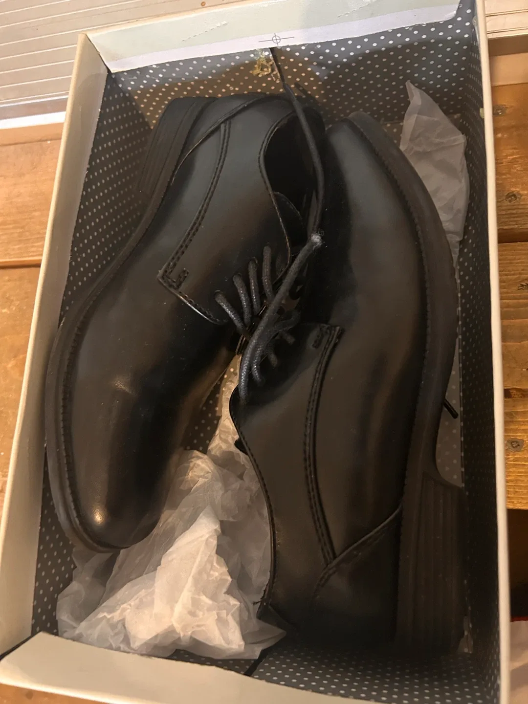 Perry Ellis Portfolio Black Dress Shoes - Size 13 image indicator(2)