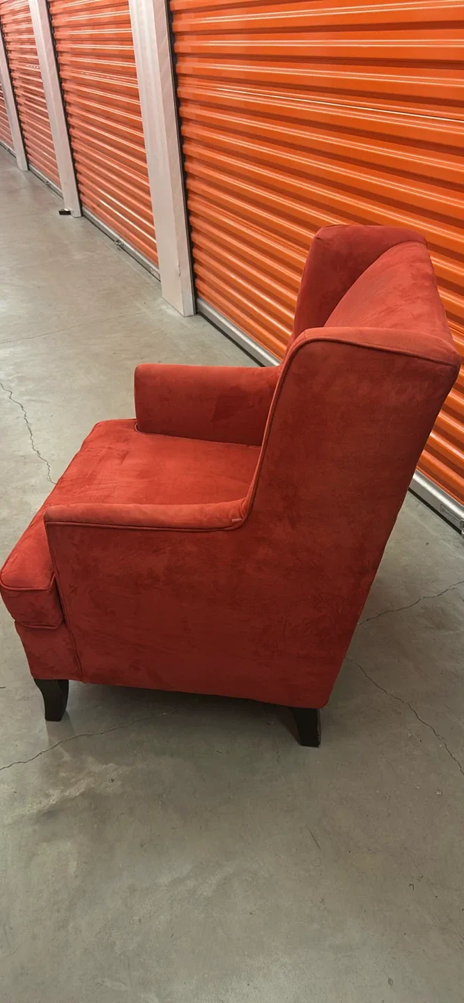 Red Wingback Armchair image indicator(3)