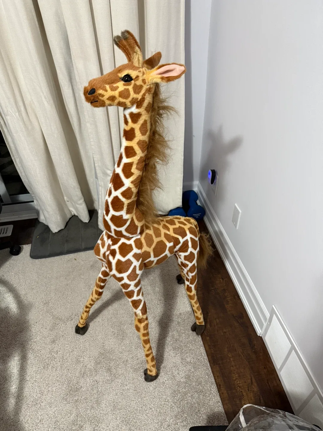 Giant Stuffed Giraffe Toy – 47” Tall image indicator(5)