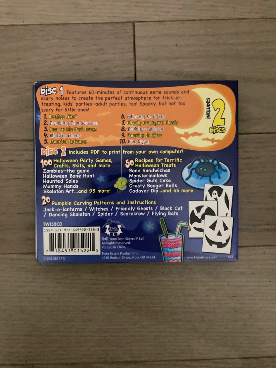 👻 🎃 Kids Halloween Party 2-Disc CD Set image indicator(3)