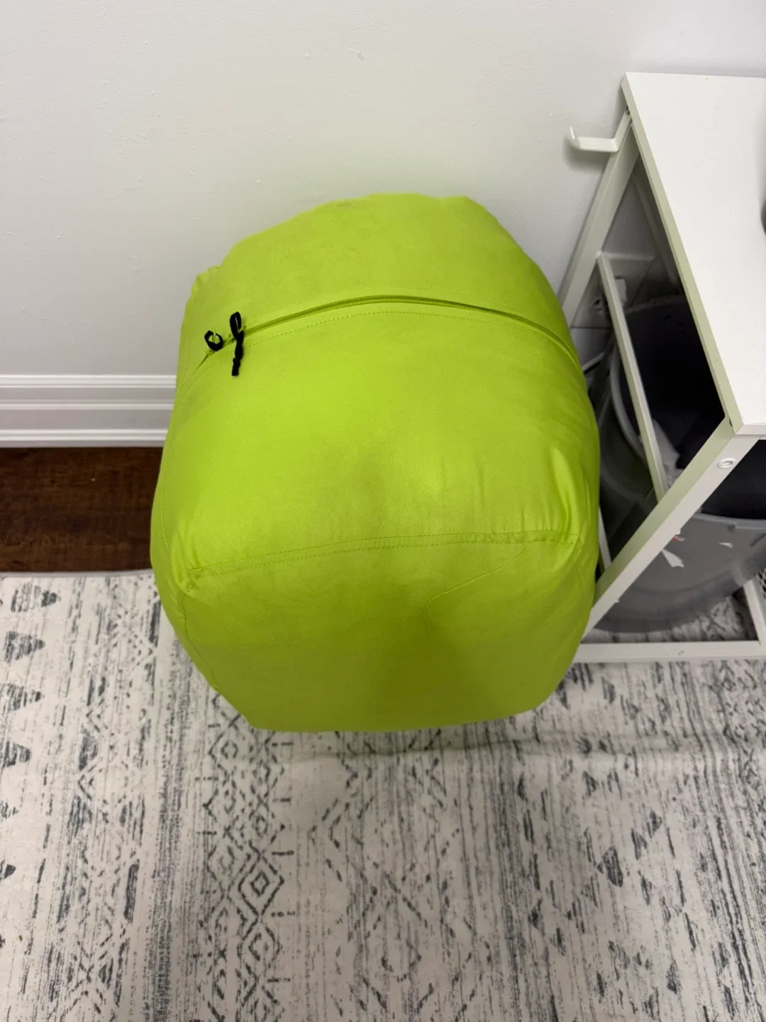 Large Plush Bean Bag Chair – Beige image indicator(7)