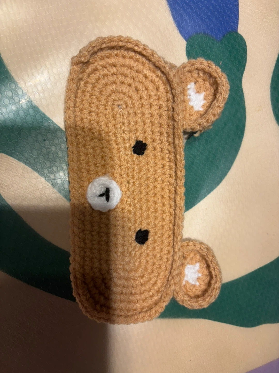 Handmade Crochet Bear Glasses Case - photo 2