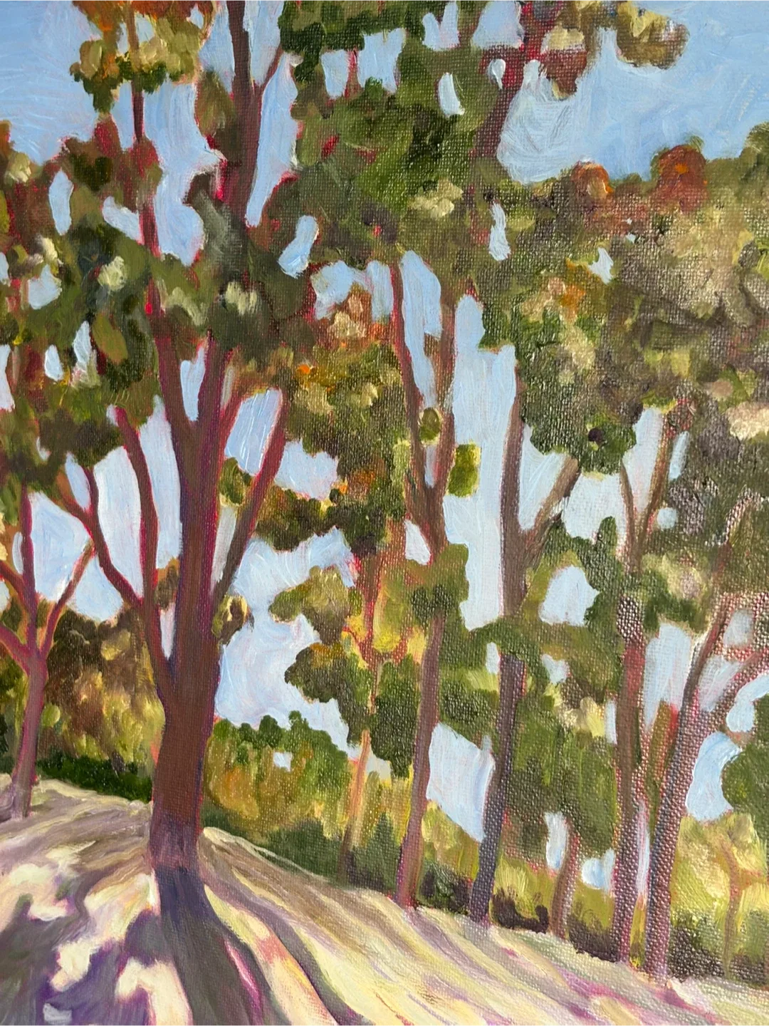 Acrylic landscape painting on canvas image indicator(3)