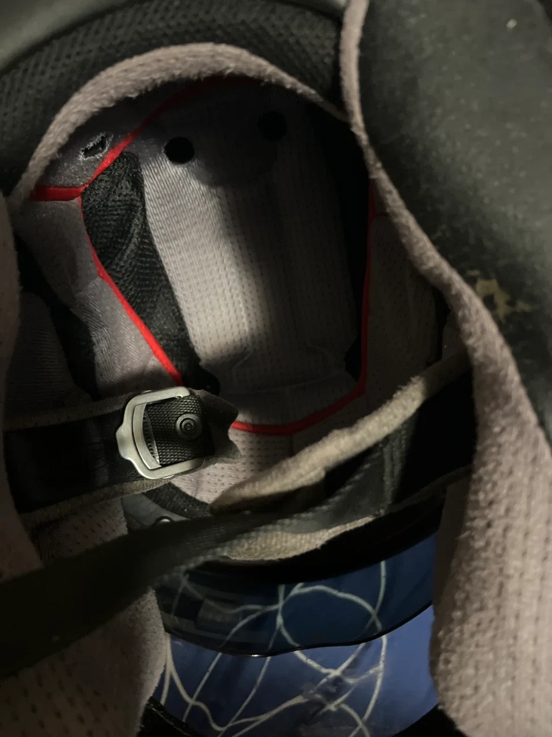 HJC Motorcycle Helmet - Red & White image indicator(2)