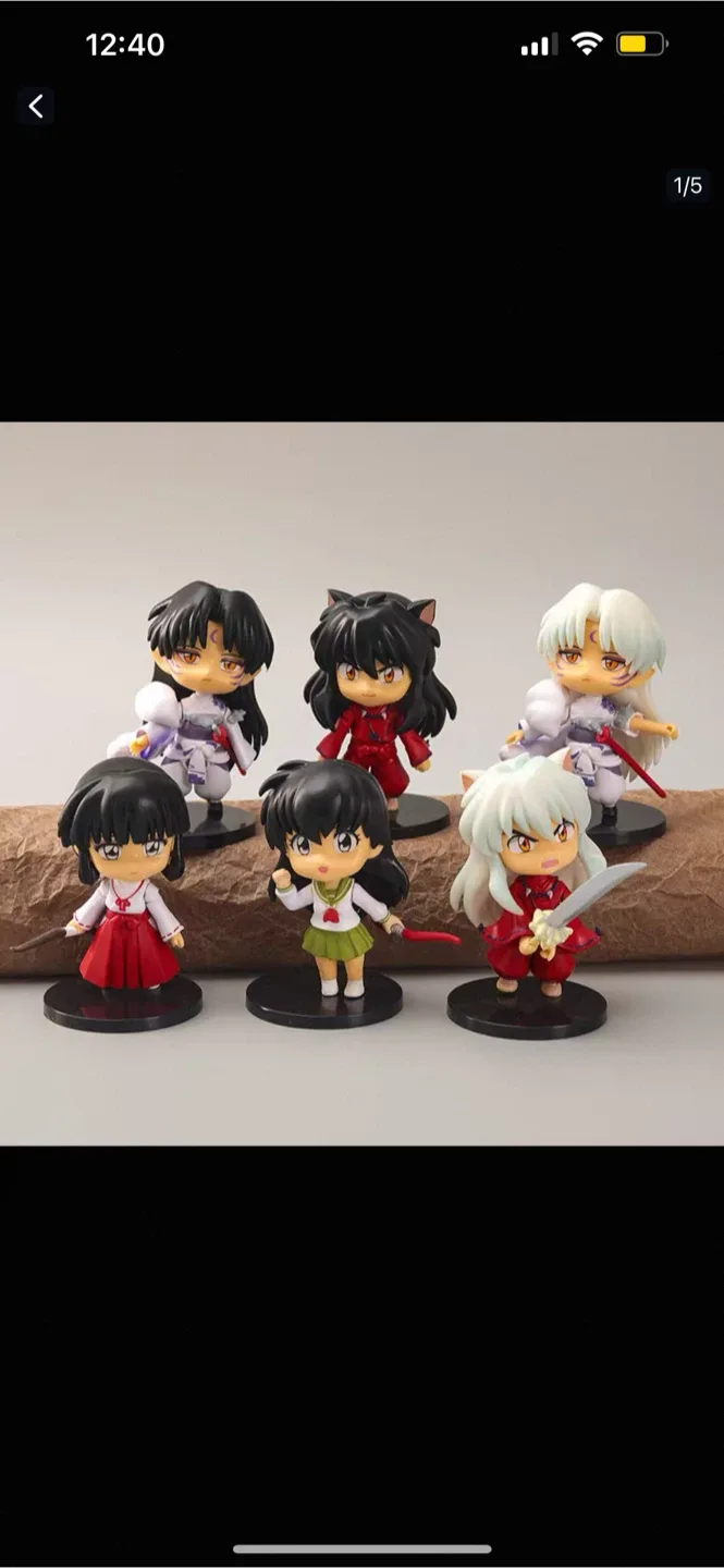 Inuyasha Q Posket Figure Set of 6 image indicator(2)