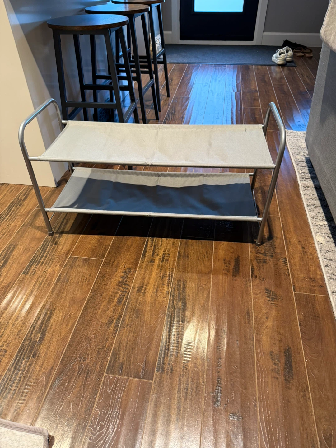 Shoe Rack with Two Shelves