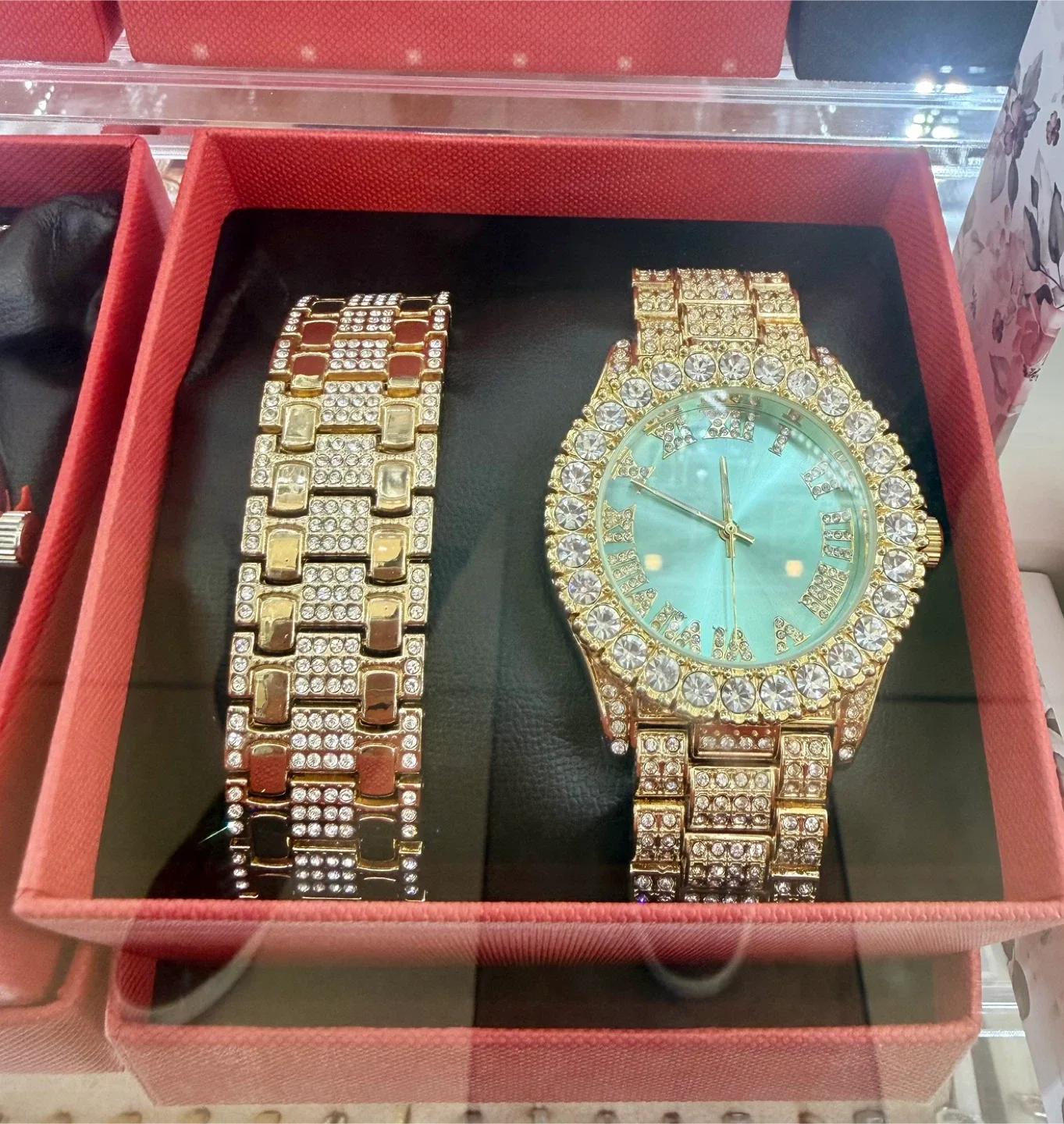 Techno Pave Watch & Bracelet Set thumbnail