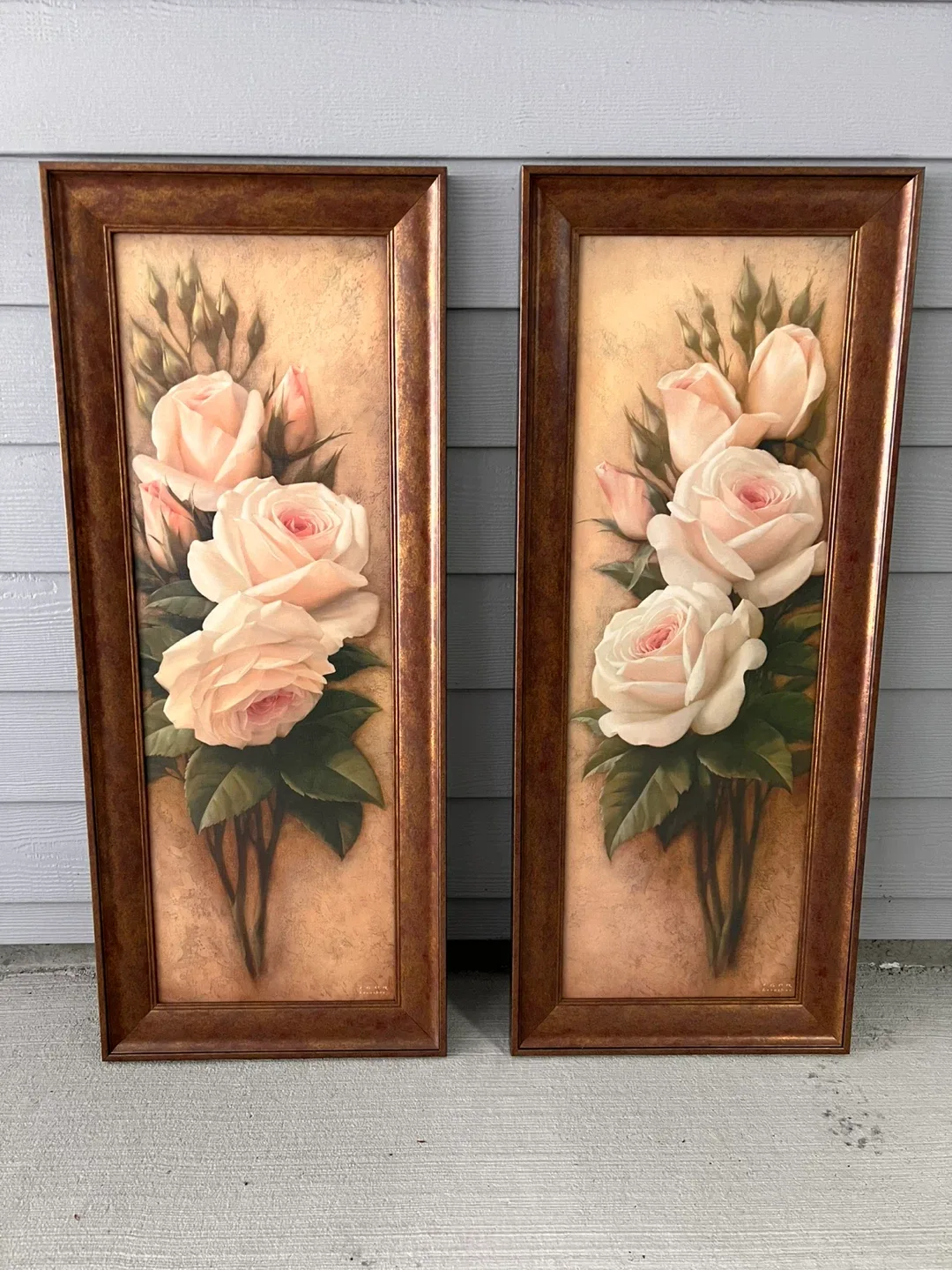 41” Framed Roses Wall Art thumbnail