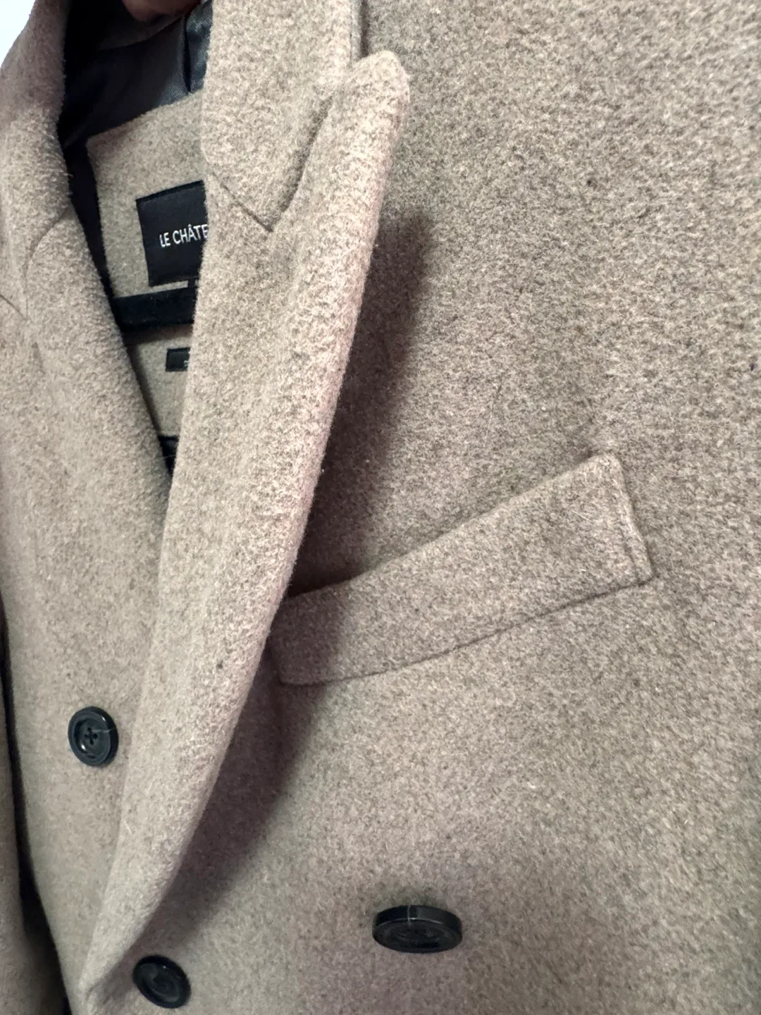 Le Chateau Wool Blend Slim Fit Coat - Size M image indicator(2)