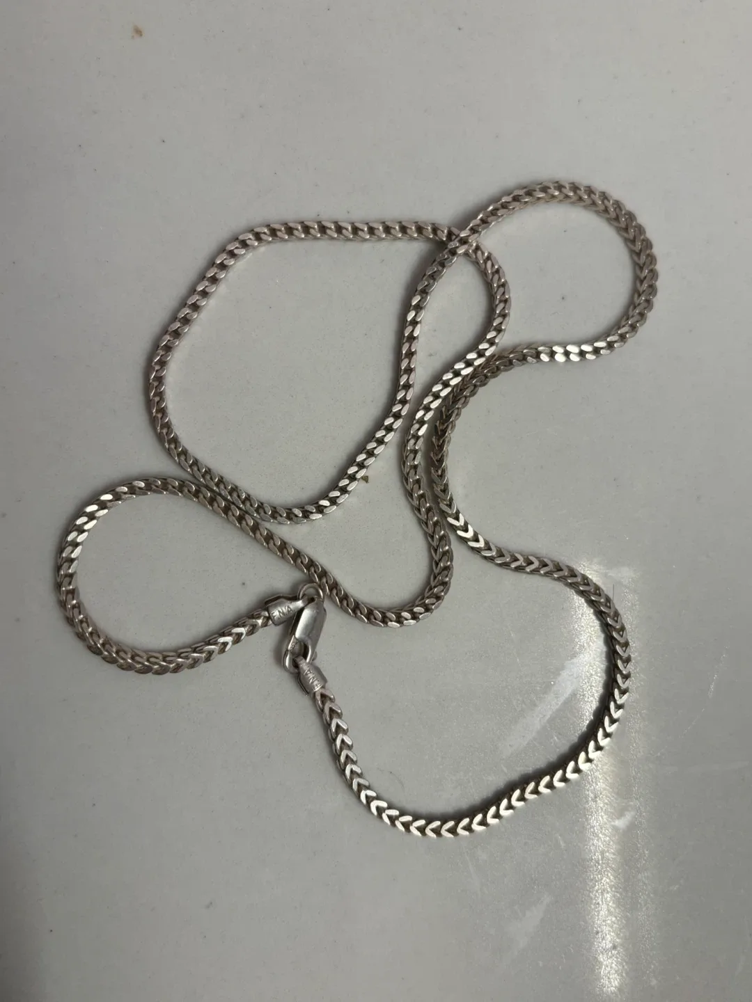 .925 silver 21 inch Franco link necklace image indicator(3)
