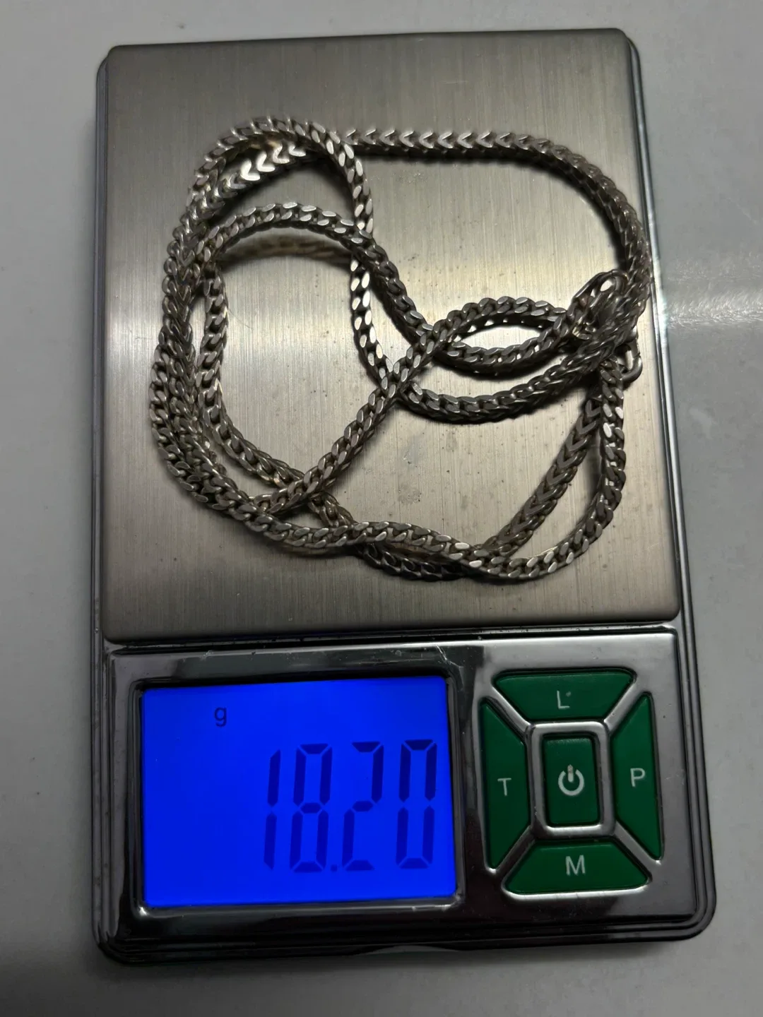 .925 silver 21 inch Franco link necklace image indicator(2)