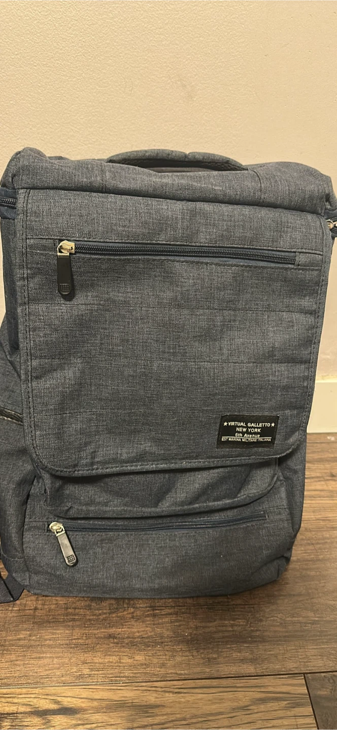 Blue backpack