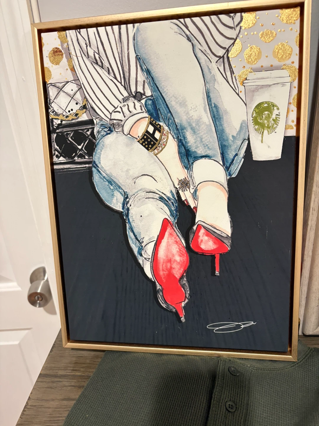Fashion Illustration Framed Art
