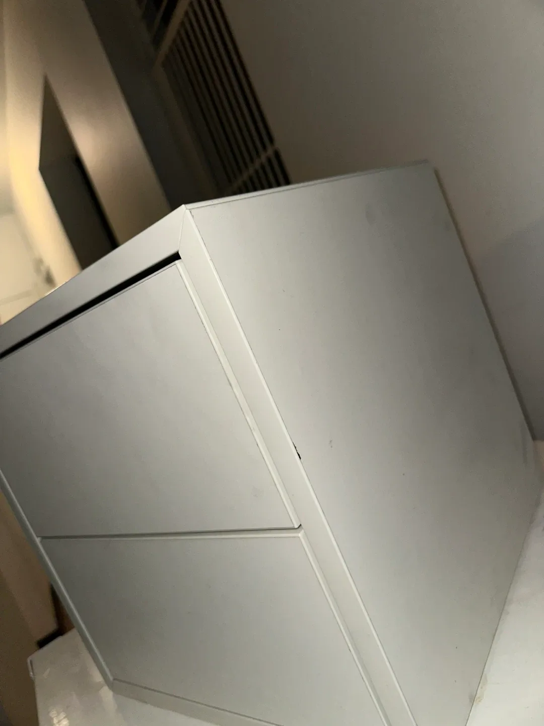 White Bedside Table with Drawers image indicator(2)