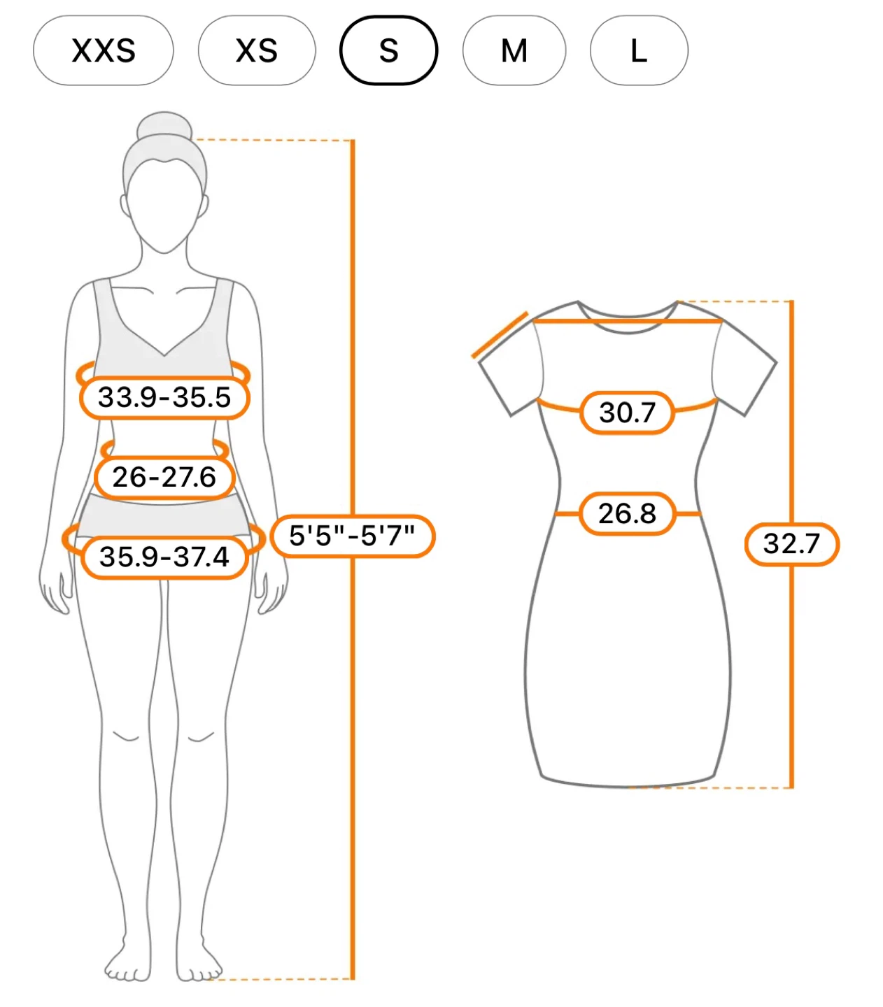 Off Shoulder Bodycon Dress - Size S - photo 5