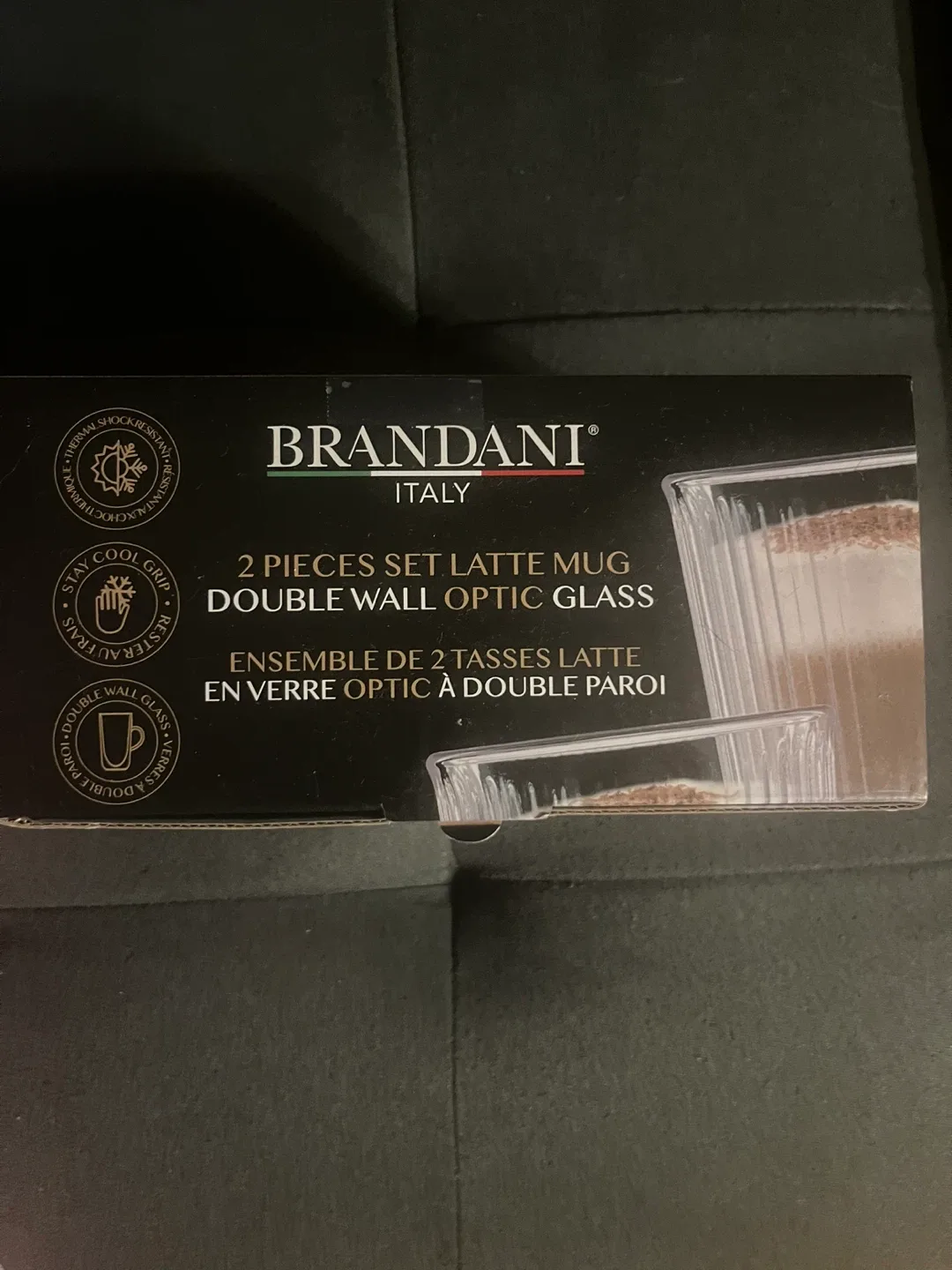 Brandani Italy Latte Mugs - Set of 2 image indicator(2)