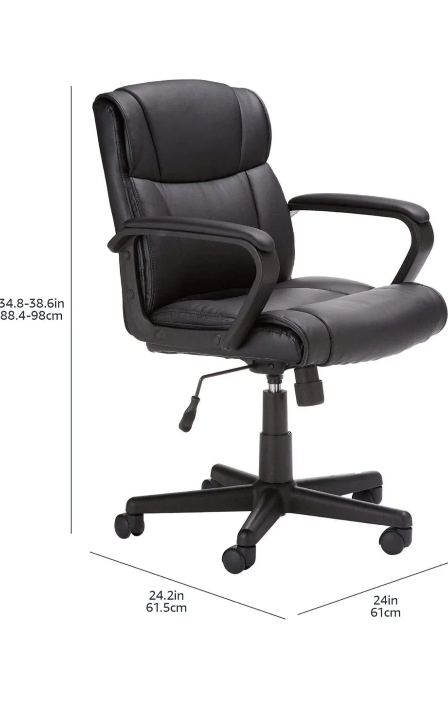 Ergonomic Black Office Chair image indicator(3)