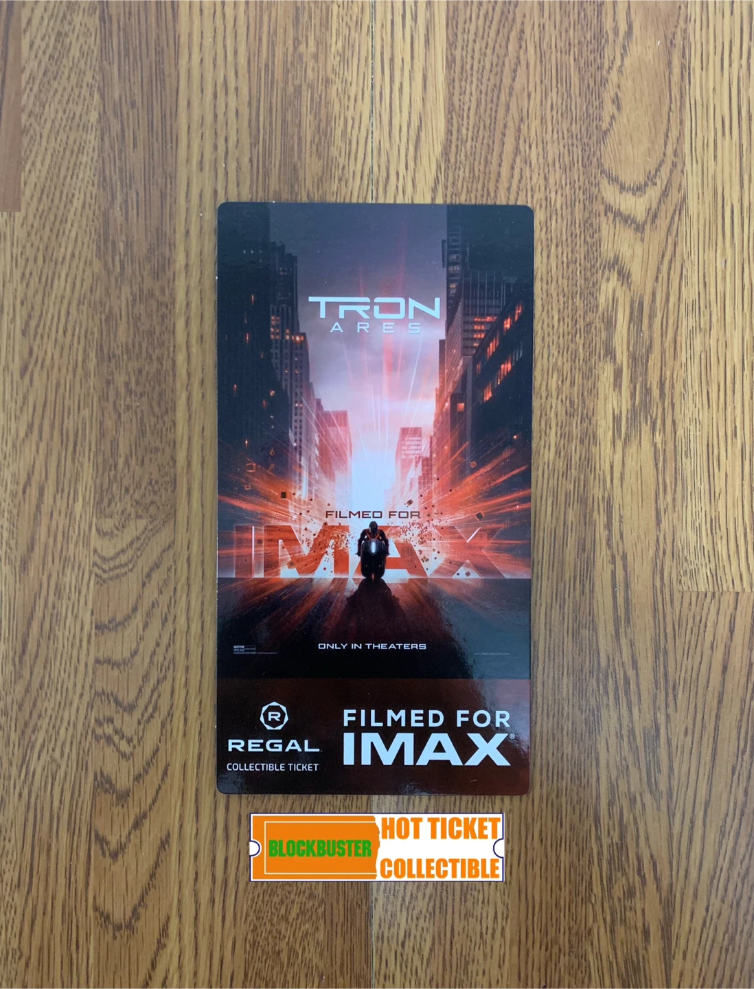 TRON: Ares (Regal Exclusive) IMAX Collectible Ticket