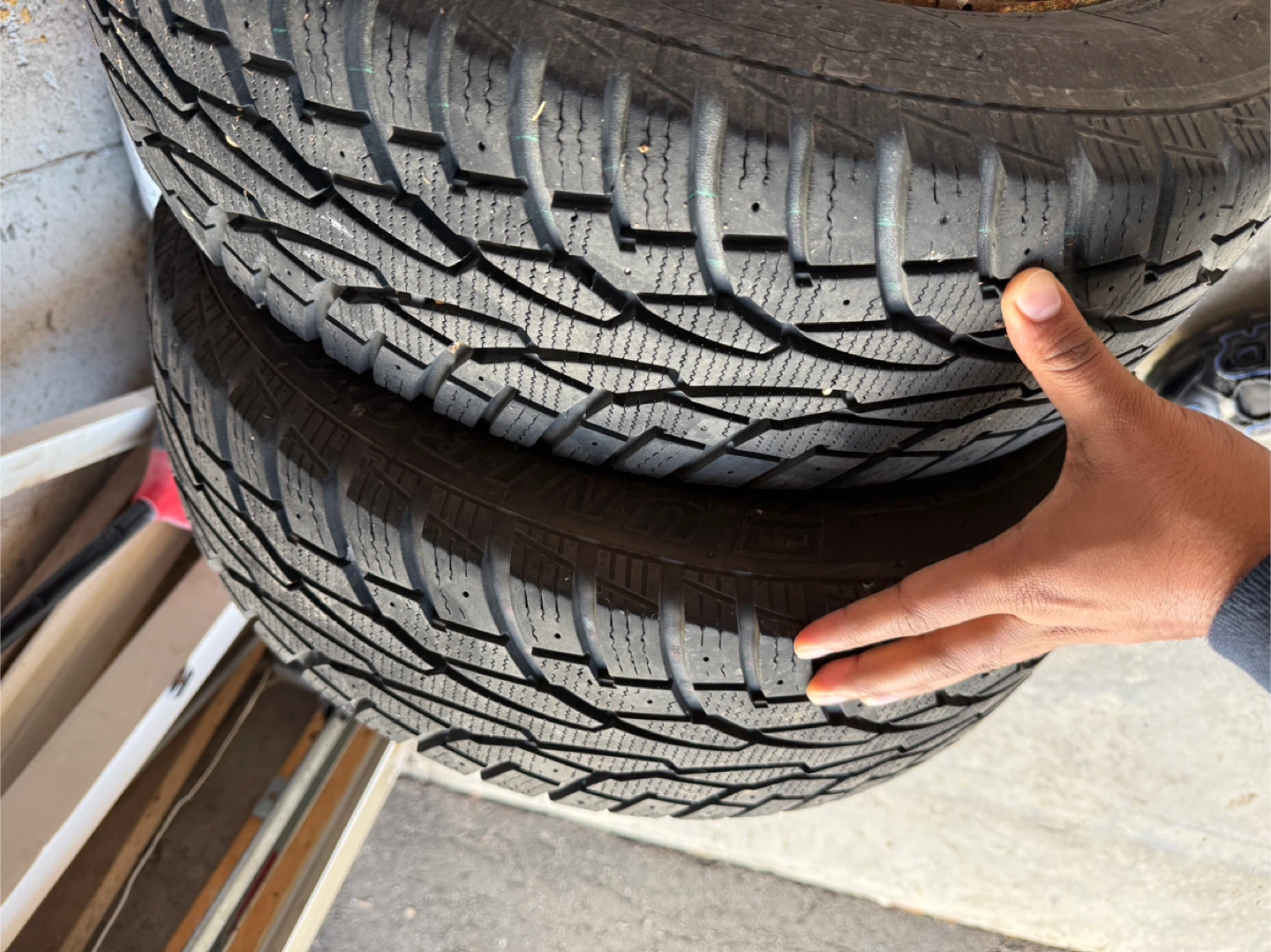 Set of 195/65R15 Winter Tires