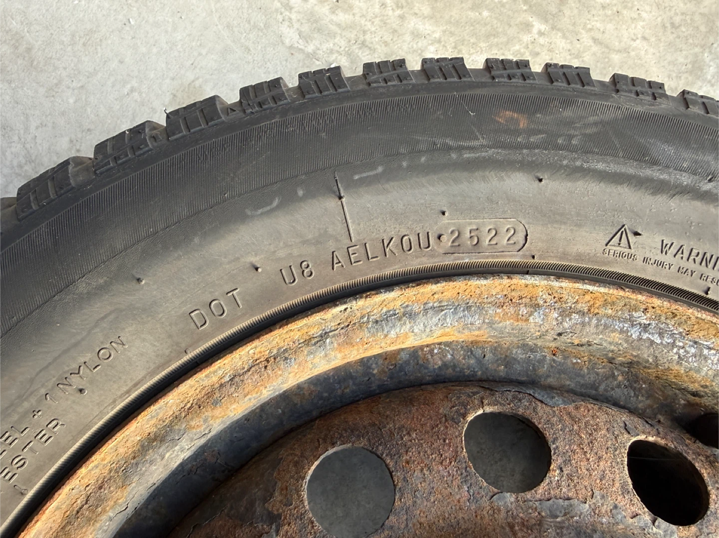 Set of 195/65R15 Winter Tires - photo 3