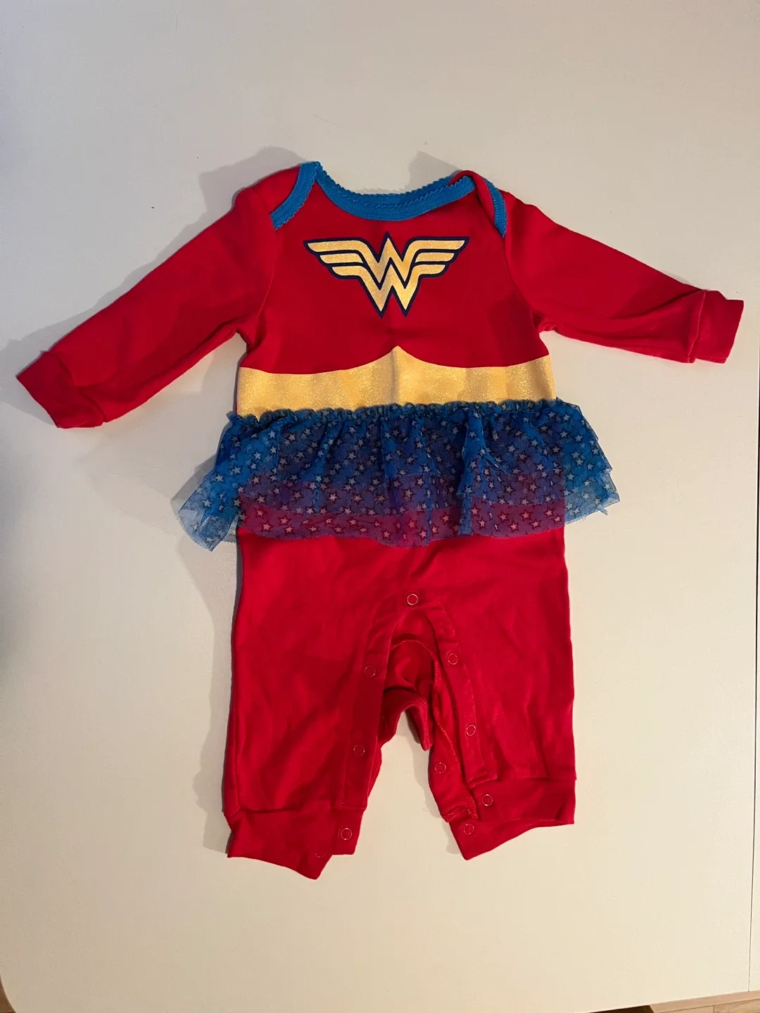 Wonder Woman Baby Romper - Size 6-9M