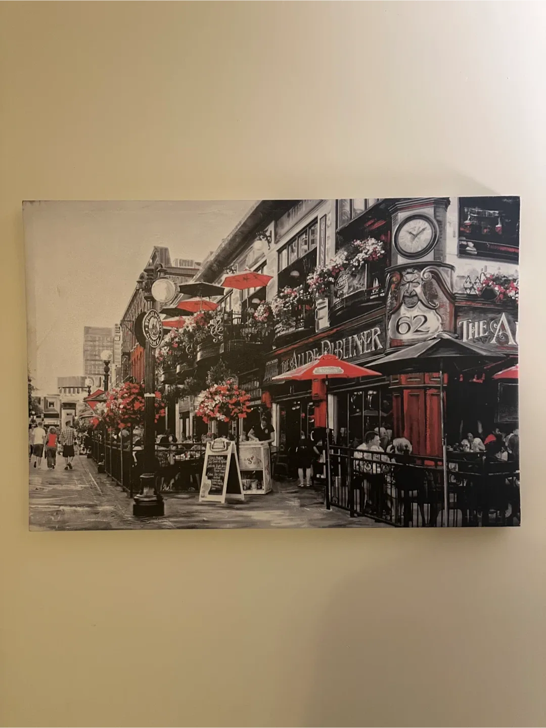 Canvas Wall Art - Irish Pub Scene thumbnail