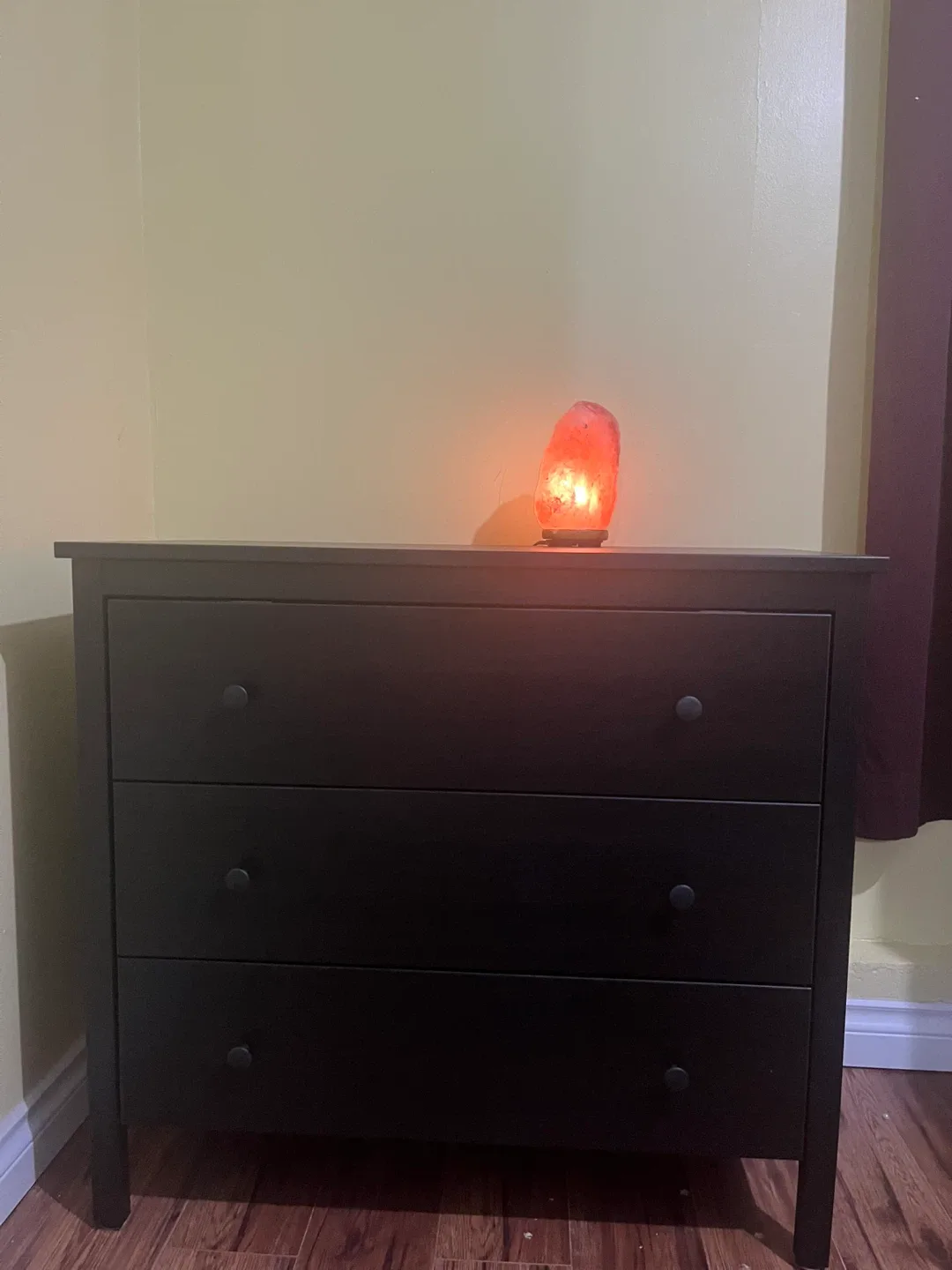 IKEA gullaberg 3-Drawer Dresser - Black-brown image indicator(4)