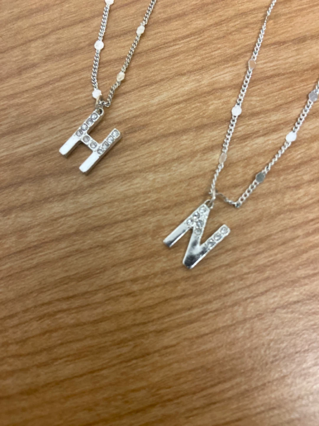 Letter Pendant Necklaces - H & N - photo 2