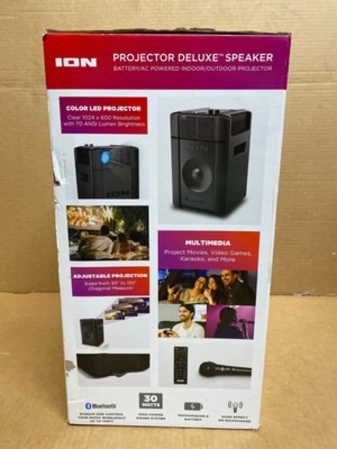 ION Projector Deluxe Speaker - Indoor/Outdoor image indicator(4)