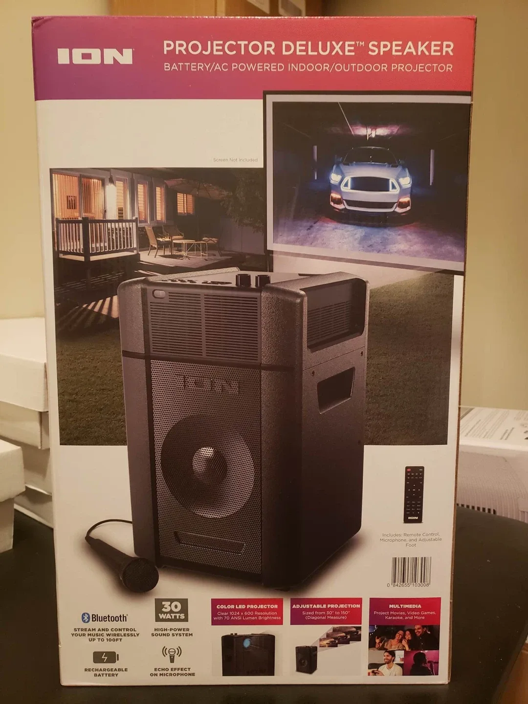 ION Projector Deluxe Speaker - Indoor/Outdoor image indicator(2)