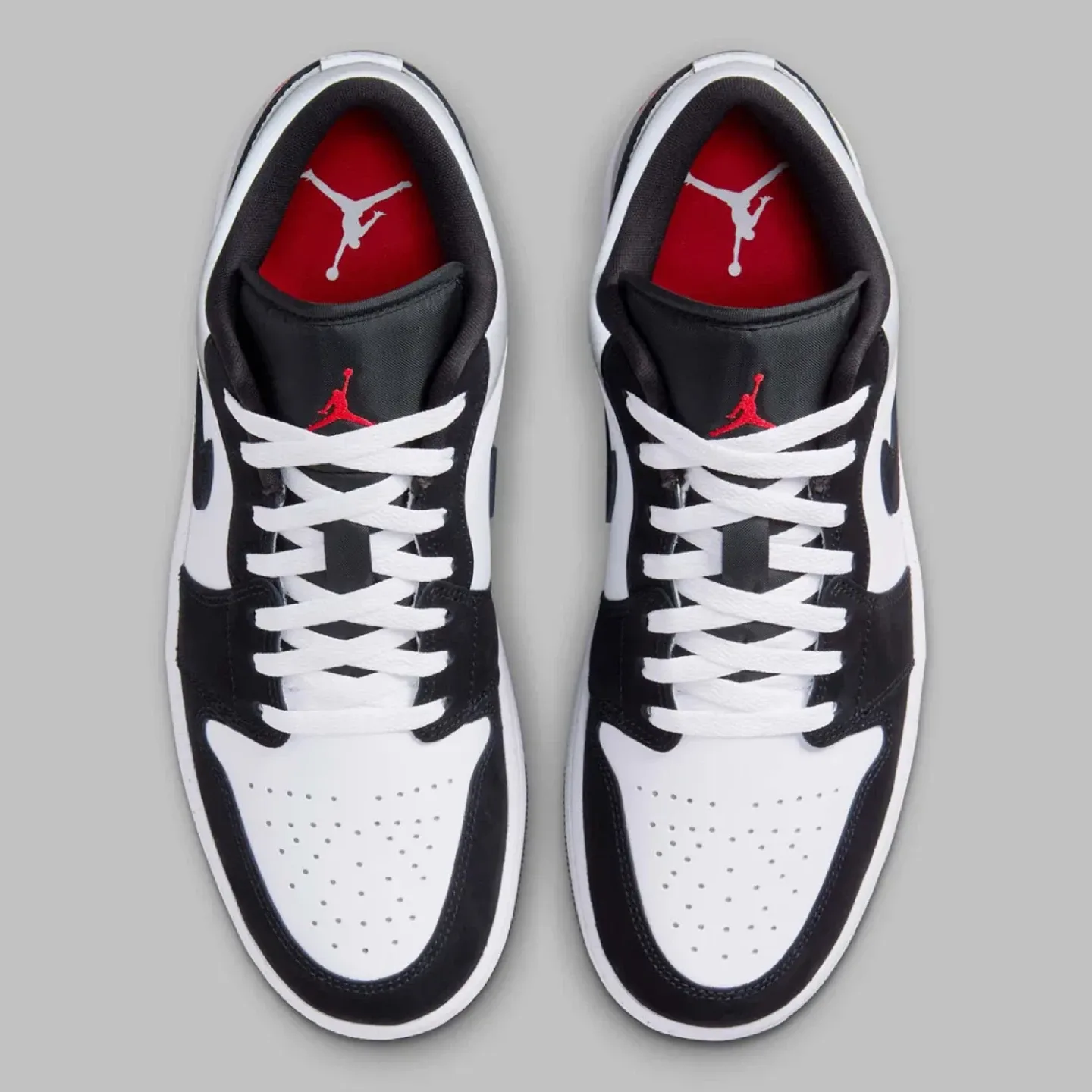 Nike Air Jordan 1 Low Black White Grey image indicator(10)