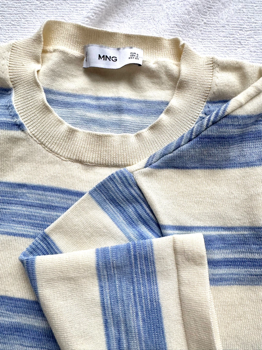 MNG (Mango) Striped T-Shirt - Size S - photo 3