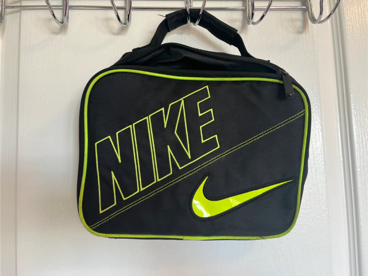 Nike Black & Neon Green Lunch Bag