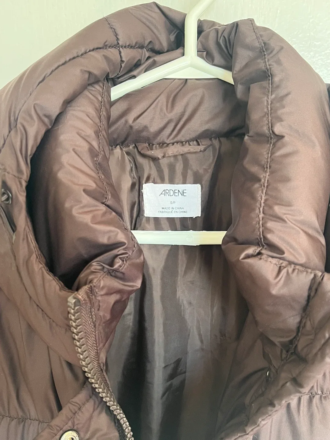 Ardene Brown Puffer Jacket image indicator(3)