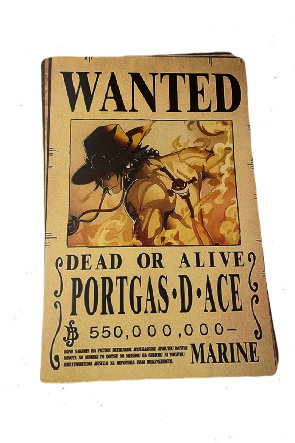 One Piece Portgas D Ace Wanted Poster thumbnail