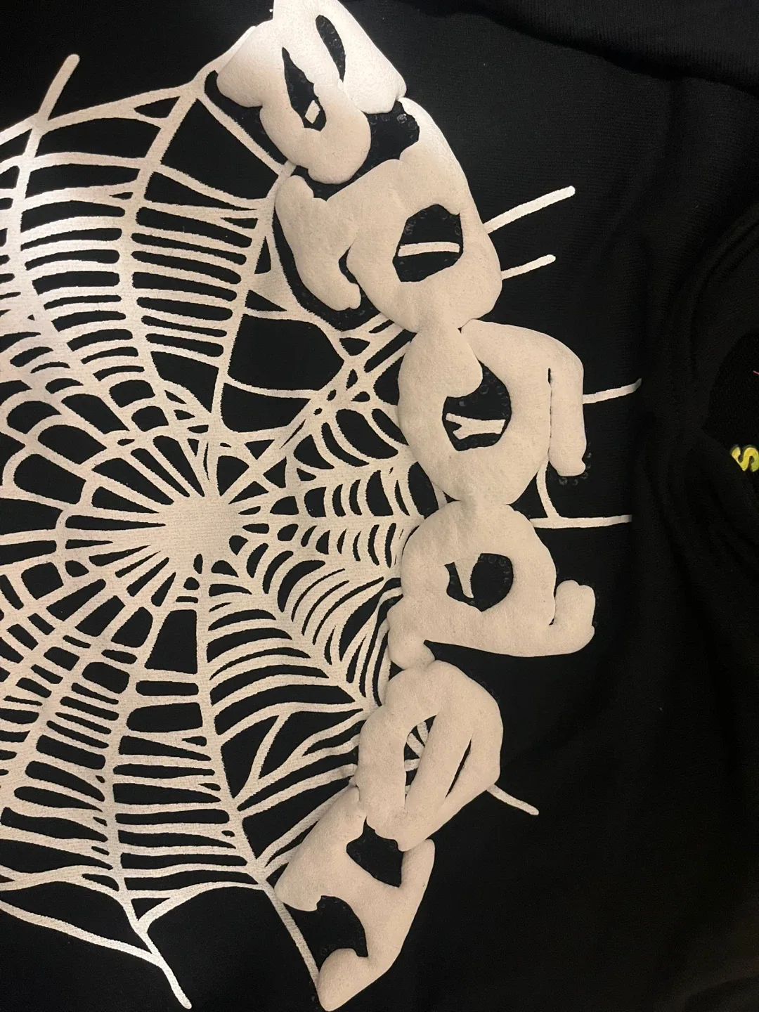 Sp5der Black Web Hoodie (SEND OFFERS) image indicator(2)
