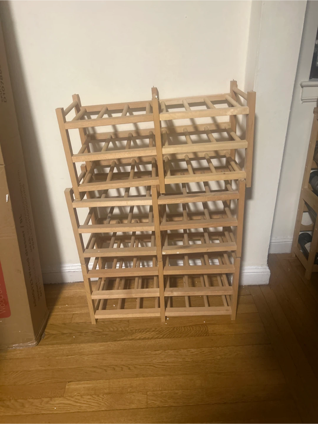 Wood Wine Rack - Holds Bottles