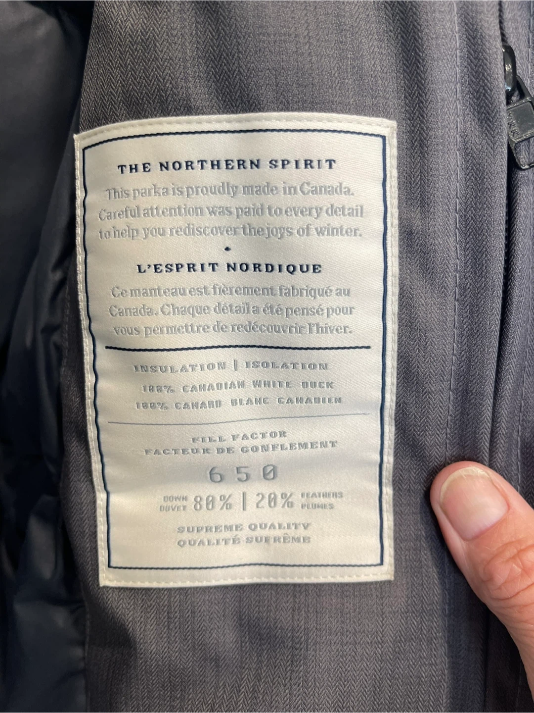 Quartz Co. Down Parka - Size M - photo 5