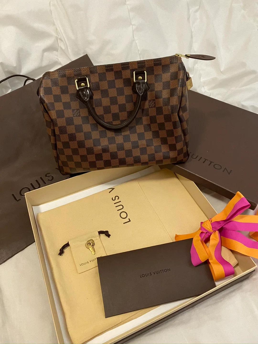 Louis Vuitton Speedy 30 Damier Ebene