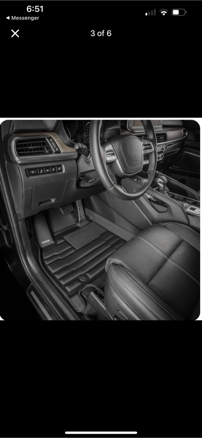 TuxMat Car Floor Mats - Black TUXMAT: for 2023 Toyota Camry AWD image indicator(3)