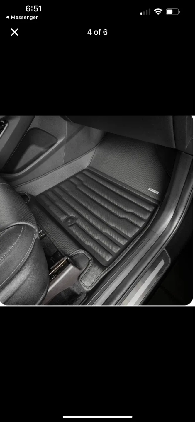 TuxMat Car Floor Mats - Black TUXMAT: for 2023 Toyota Camry AWD image indicator(2)