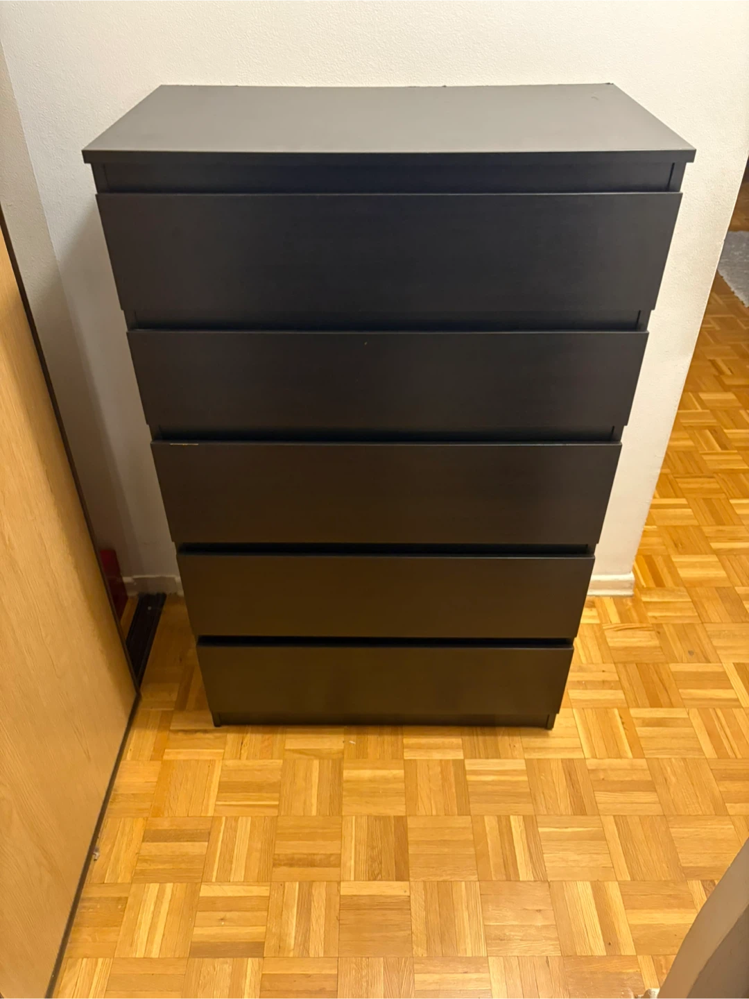IKEA Malm Black-Brown 6-Drawer Dresser
