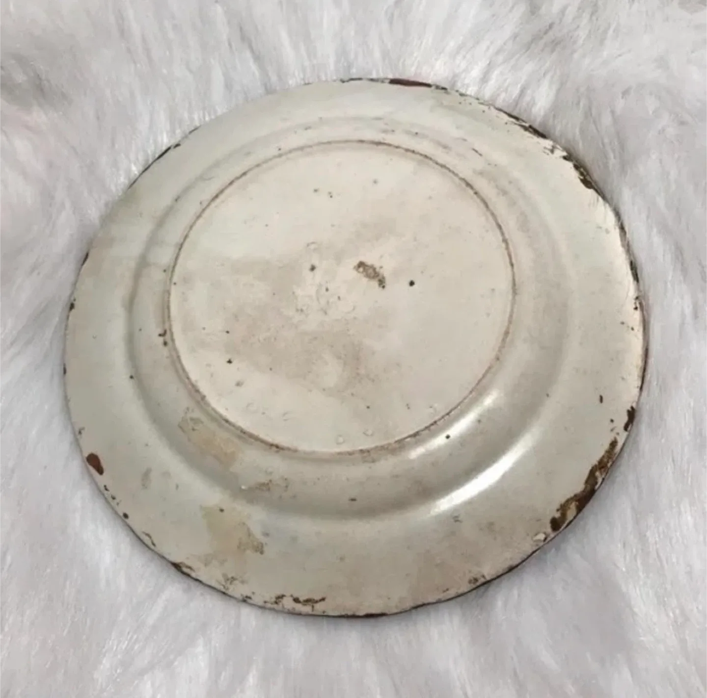 Handmade heavy mosaic art plate with repurposed glass china dish image indicator(6)