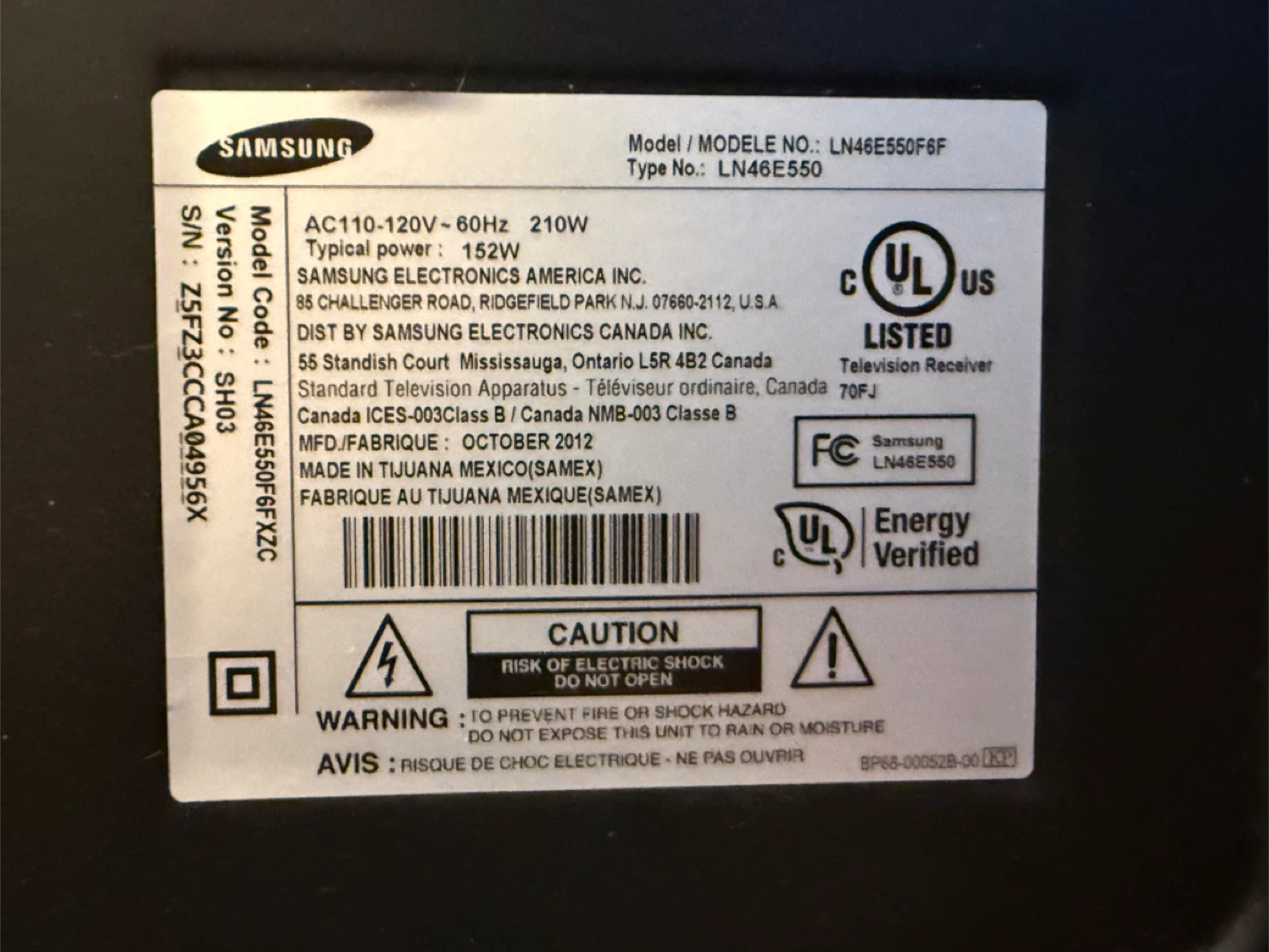 Samsung TV 46“ + Remote - photo 2